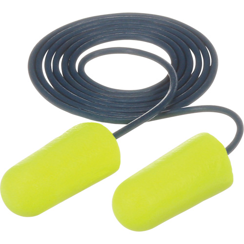 E-A-Rsoft Metal Detectable Earplugs, Corded, Regular, Bulk - Polybag, 32 NRR dB Equipex