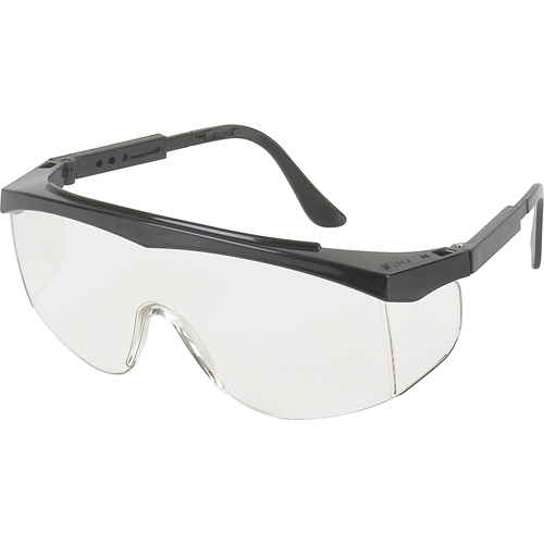 SS1 Series Safety Glasses, Clear Lens, Anti-Scratch, ANSI Z87+/Meets/Exceeds CSA Z94.3 Equipex