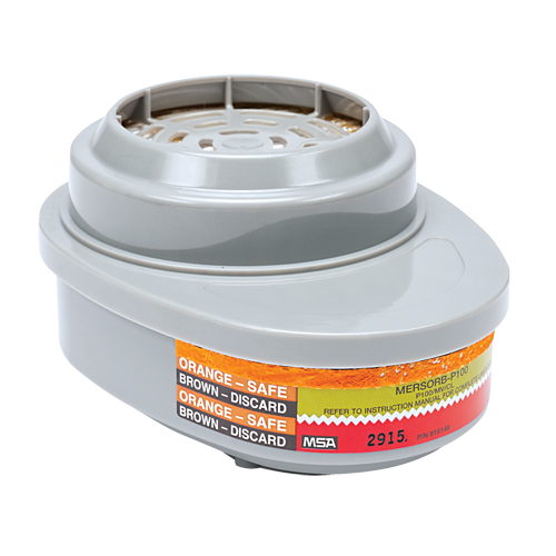 Cartouches pour respirateurs Advantage, Cartouche gaz/vapeur, Vapeurs de mercure/gaz de chlore/Filtre P100 Equipex