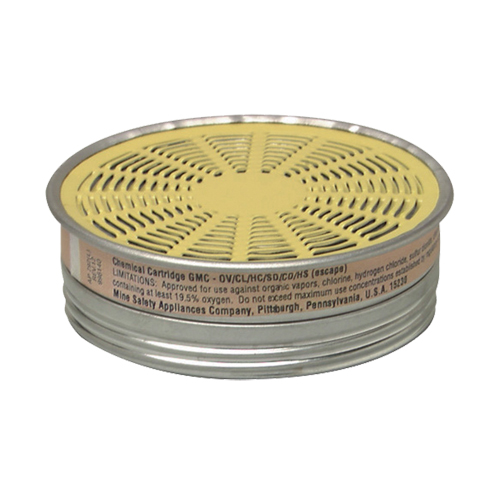 Cartouches pour respirateurs Comfo, Cartouche gaz/vapeur, Vapeurs organiques/Gaz acides Equipex