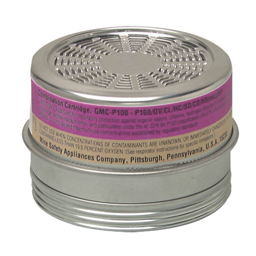 Cartouches pour respirateurs Comfo, Cartouche gaz/vapeur, Vapeurs organiques/Gaz acides Equipex