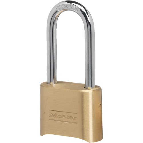 Cadenas &agrave; combinaison, Argent, Rev&ecirc;tement en laiton, Largeur de 2" Equipex