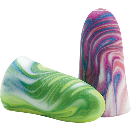 SparkPlugs&reg; Multi-Coloured Foam Earplugs, Bulk - Box Equipex