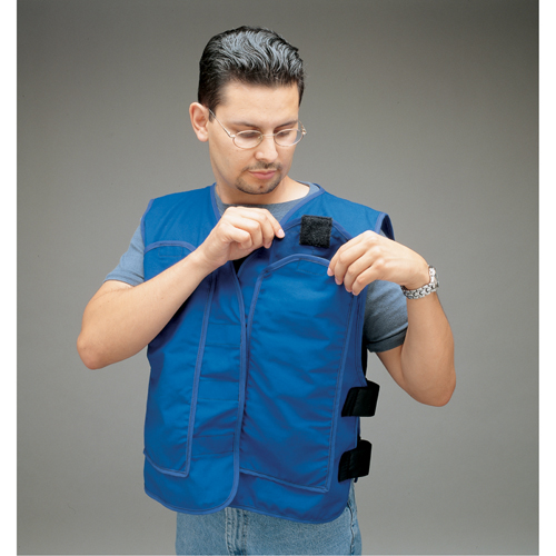 Vestes de refroidissement avec pochettes pour insertions ALLEGRO INDUSTRIES, Grand, Bleu royal Equipex