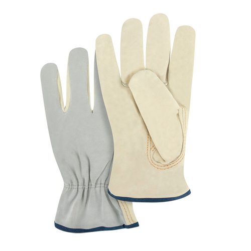 Split Back Driver's Gloves, X-Large, Grain Cowhide Palm Equipex