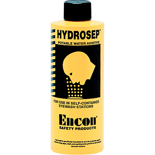 Additif pour traitement de l'eau Hydrosep pour poste de douche oculaire autonome pressuris&eacute;e, 8 oz Equipex