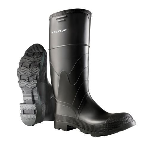 16" Economy Boots, PVC, Steel Toe, Size 6, Puncture Resistant Sole Equipex