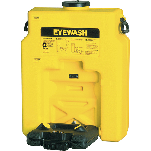 Douche oculaire, Aliment&eacute; par gravit&eacute;, Capacit&eacute; 14 gal., Conformit&eacute; ANSI Z358.1 Equipex