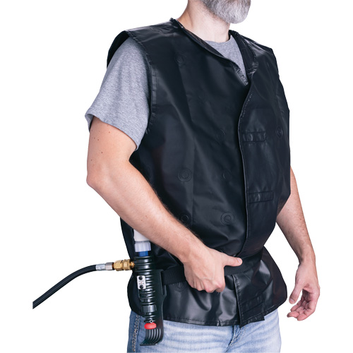 Veste de refroidissement Vortex, Grand, Noir Equipex