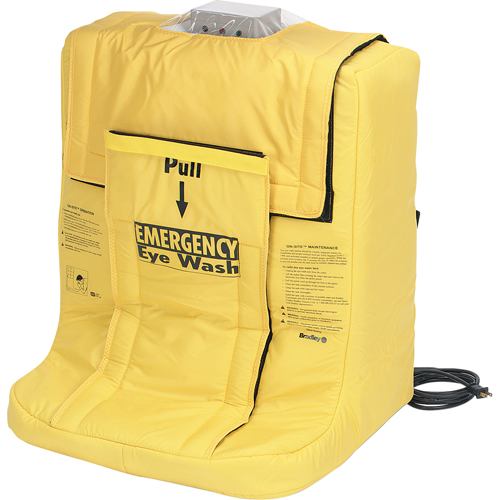 On-Site&reg; Eyewash Station With Heater Jacket, Gravity-Fed, 7 gal. Capacity, Meets ANSI Z358.1 Equipex