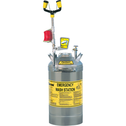 Self-Contained Eyewash Station, Pressurized, 13 gal. Capacity, Meets ANSI Z358.1 Equipex