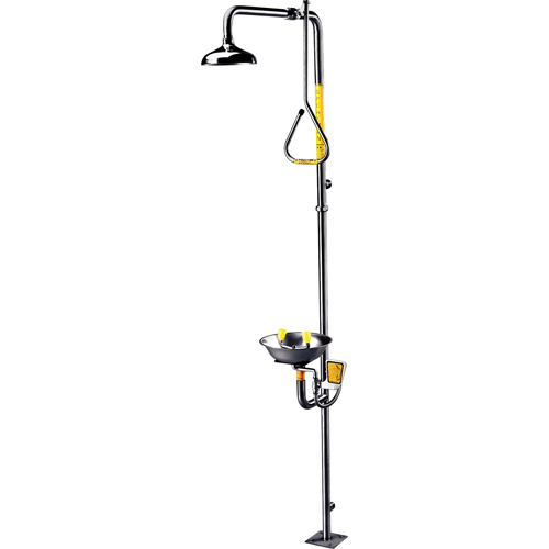 Combinaison de douche & douche oculaire/faciale a&eacute;r&eacute;e Safe-T-Zone Equipex