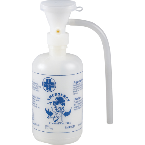 Eyewash Station Accessories - Eyewash Bottle, Empty Equipex