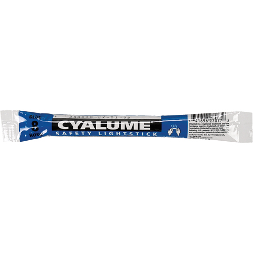 6" Cyalume&reg; Lightsticks, Blue, 8 hrs. Duration Equipex
