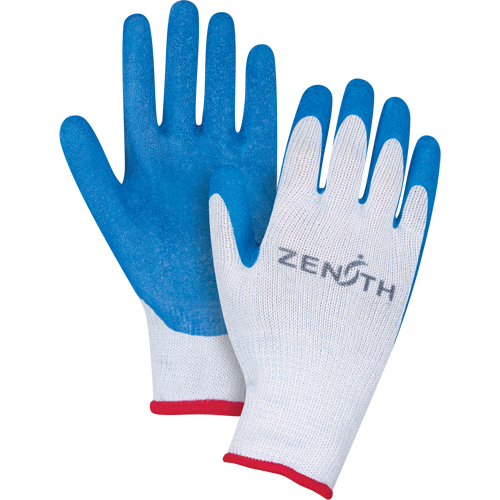 Gants enduits tricot&eacute; sans couture en caoutchouc naturel, 7/Petit, R&ecirc;vetement Latex de caoutchouc, Calibre 10, Enveloppe en Polyester/Coton Equipex