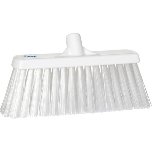 Balai hygi&eacute;nique pour service alimentaire, 11,7"x3", Polyester, Blanc Equipex