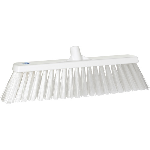 T&ecirc;te de balai-brosse pour grandes particules, 2-1/2", Polyester, Blanc Equipex