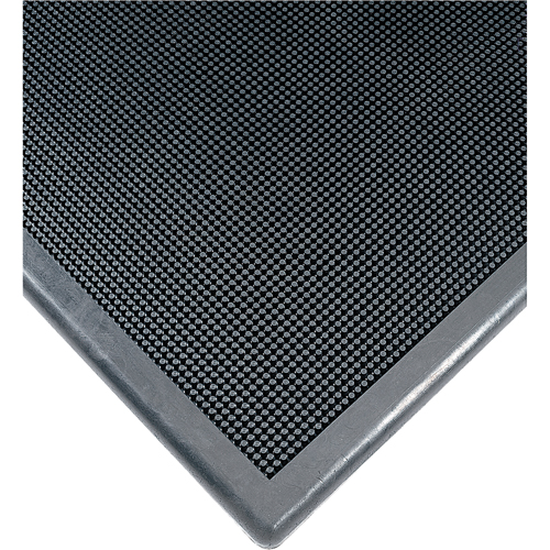 Tapis de d&eacute;sinfection No 222, Caoutchouc, 2' la x 2-2/3' lo x 1/2" &eacute;pais, Noir Equipex