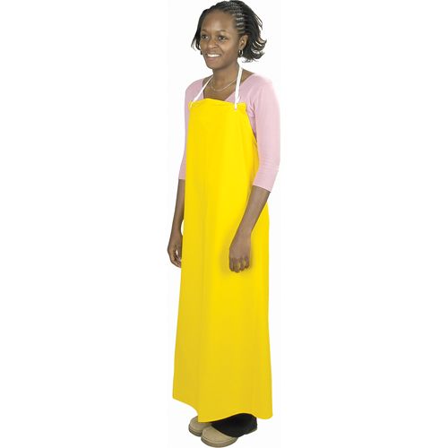 Lightweight Aprons, Polyurethane, 48" L x 35" W, Yellow Equipex