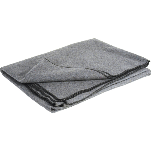 Couverture de laine ignifuge, Laine, 84"lo x 66"la Equipex