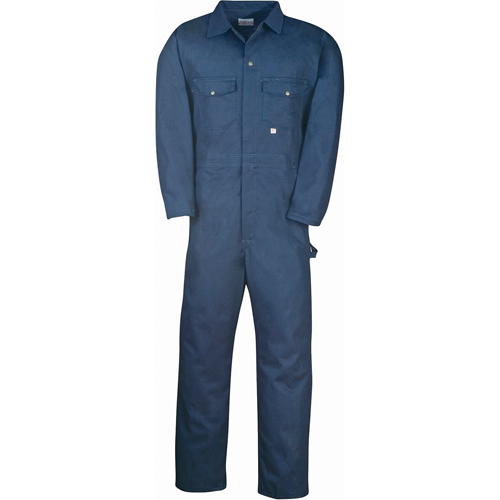 Westex Indura&reg;FR-7A&reg; Coveralls, Size 38, Navy Blue Equipex
