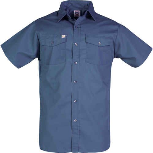 Chemises de travail, Hommes, Petit, Bleu marine Equipex