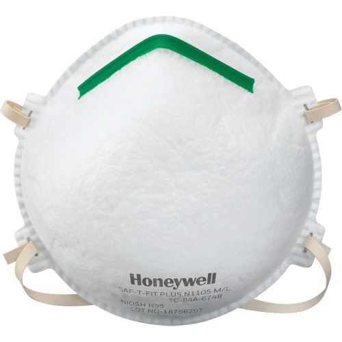 Respirateurs contre les particules Saf-T-Fit Plus N1105, N95, Certifi&eacute; NIOSH, Petit Equipex
