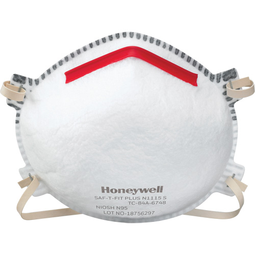 Saf-T-Fit&reg; Plus N1115 Particulate Respirators, N95, NIOSH Certified, Small Equipex