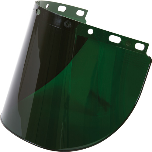 High Performance&reg; Faceshield, Propionate, Green Tint Equipex