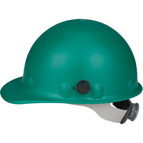 Fibre-Metal&reg; Roughneck P2 Cap-Style Hardhat with Heat Resistant Shell, Meets CSA Type 1, Ratchet Suspension, Non-Vented Equipex