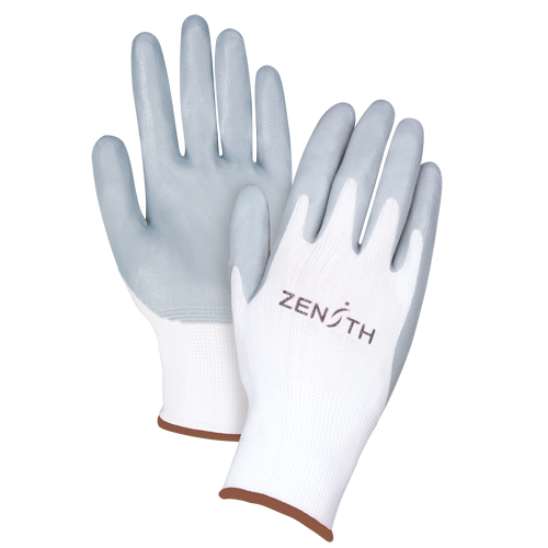 Lightweight Breathable Coated Gloves, 9/Large, Foam Nitrile Coating, 13 Gauge, Polyester Shell Equipex