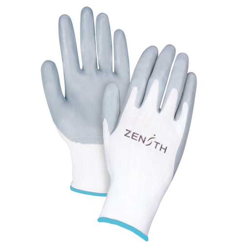 Gants l&eacute;gers enduits et respirants, 10/T-Grand, R&ecirc;vetement Mousse de nitrile, Calibre 13, Enveloppe en Polyester Equipex