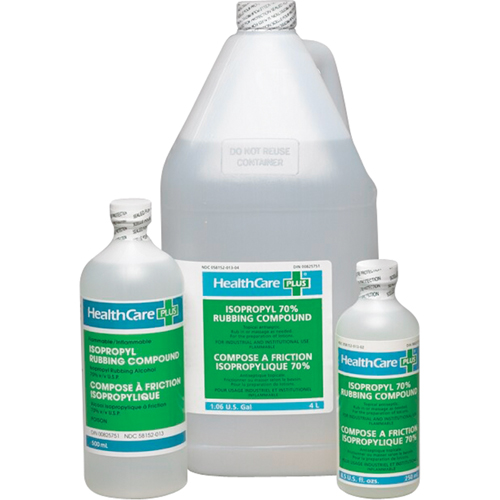 Alcool isopropylique &agrave; friction, Liquide, Antiseptique Equipex