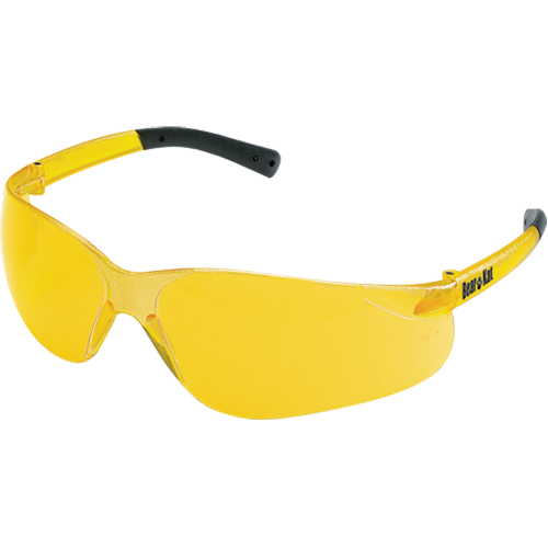 Lunettes de s&eacute;curit&eacute; Bear Kat, Lentille Ambr&eacute;e, Anti-&eacute;gratignures, ANSI Z87+/R&eacute;pond ou surpasse la norme CSA Z94.3 Equipex