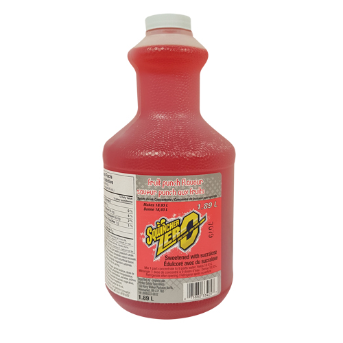 Sqwincher&reg; ZERO&reg; Rehydration Drink, Concentrate, Fruit Punch Equipex