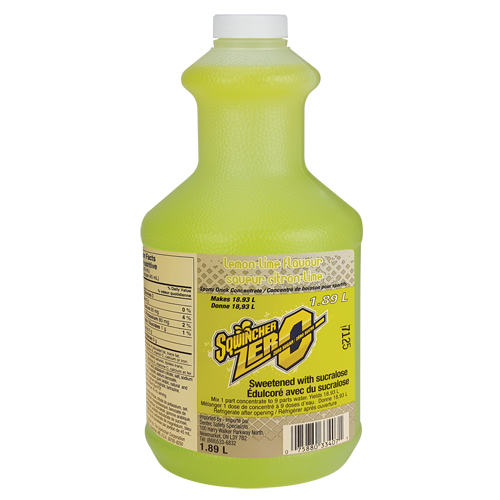 Sqwincher&reg; ZERO&reg; Rehydration Drink, Concentrate, Lemon-Lime Equipex