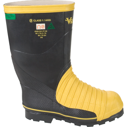 Miner 49er Professional Mining Boots, Rubber, Steel Toe, Size 7 Equipex