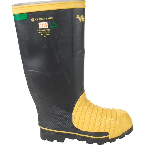 Miner 49er Professional Mining Boots, Rubber, Steel Toe, Size 7 Equipex