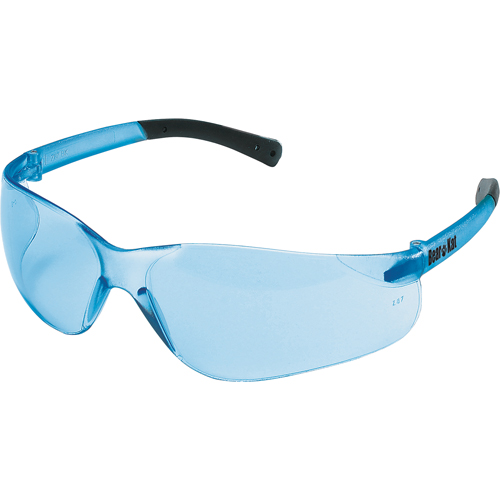 Lunettes de s&eacute;curit&eacute; BEARKAT, Lentille Bleu, Anti-&eacute;gratignures, ANSI Z87+/R&eacute;pond ou surpasse la norme CSA Z94.3 Equipex