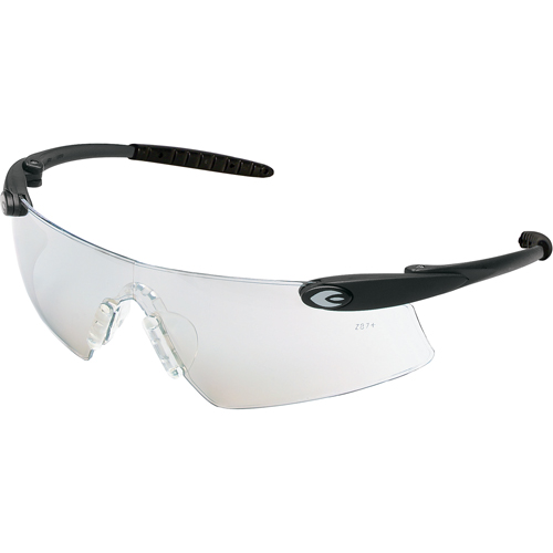 LUNETTES,DESPERADO,MONTNOIR CLR,I/O LENT MIROIR, Lentille Miroir int&eacute;rieur/ext&eacute;rieur, Anti-&eacute;gratignures, ANSI Z87+/R&eacute;pond ou surpasse la norme CSA Z94.3 Equipex