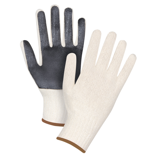 Gants en tricot &agrave; paume enduite, Poly/coton, Un c&ocirc;t&eacute;, Calibre 7, Grand Equipex