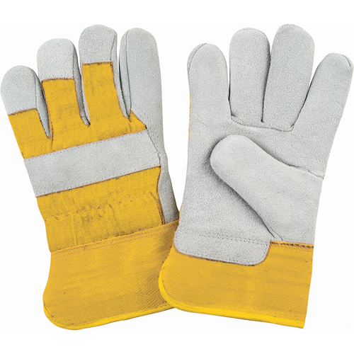 Gants d'ajusteur doubl&eacute;s pour l'hiver de premi&egrave;re qualit&eacute;, T-Grand, Paume en Cuir de vache refendu, Doublure en Molleton de mousse Equipex