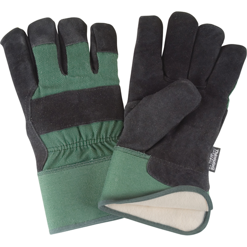 Gants d'ajusteur doubl&eacute;s pour l'hiver &agrave; chaleur sup&eacute;rieure, 2T-Grand, Paume en Cuir de vache refendu, Doublure en Thinsulate Equipex