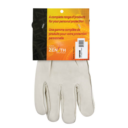 Gants de conducteur doubl&eacute;s pour l'hiver d'usage standard, 2T-Grand, Paume en Cuir fleur de vache, Molleton Equipex