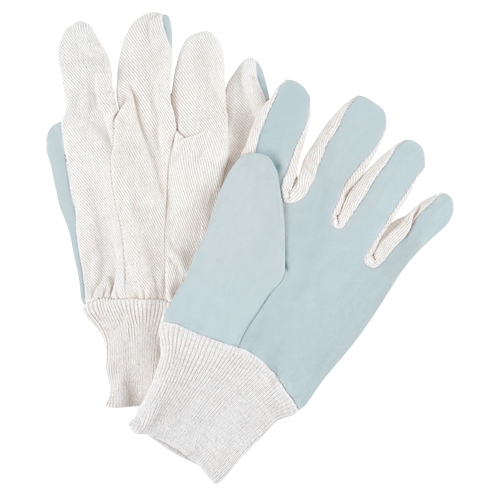 Gants de travail de premi&egrave;re qualit&eacute;, Grand, Paume en Cuir de vache refendu Equipex