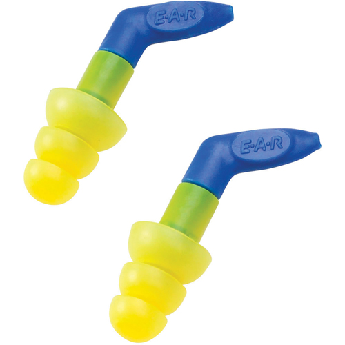 Bouchons d'oreilles r&eacute;utilisables E-A-R UltraFit, Sans cordon, Vrac - Sac en poly, 27 dB NRR, Taille unique Equipex