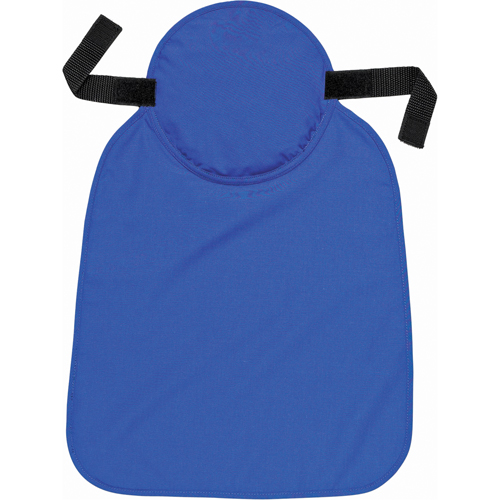 Tampons  et voiles pour le cou refroidissants pour casque de s&eacute;curit&eacute; Chill-Its 6717, Bleu Equipex