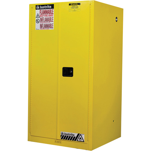 Armoires Sure-Grip EX pour produits inflammables, 60 gal., 2 Porte(s), 34" La x 65" h x 34" p Equipex