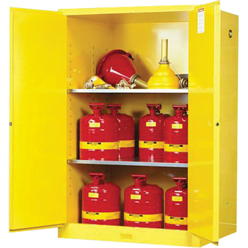 Armoires Sure-Grip EX pour produits inflammables, 90 gal., 2 Porte(s), 43" La x 65" h x 34" p Equipex