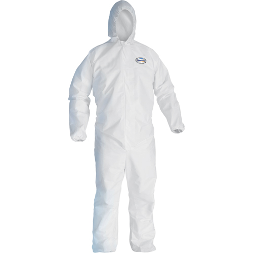 Kleenguard A40 Coveralls, Medium, White, Microporous Equipex